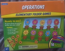 Lakeshore Operations Elementary Math Folder Games 10 Games K-1