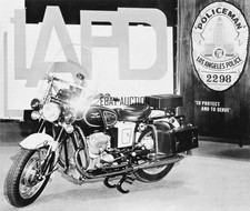 Moto Guzzi Ambassador V7 750 police motorcycle V7 Special motorcycle photo press