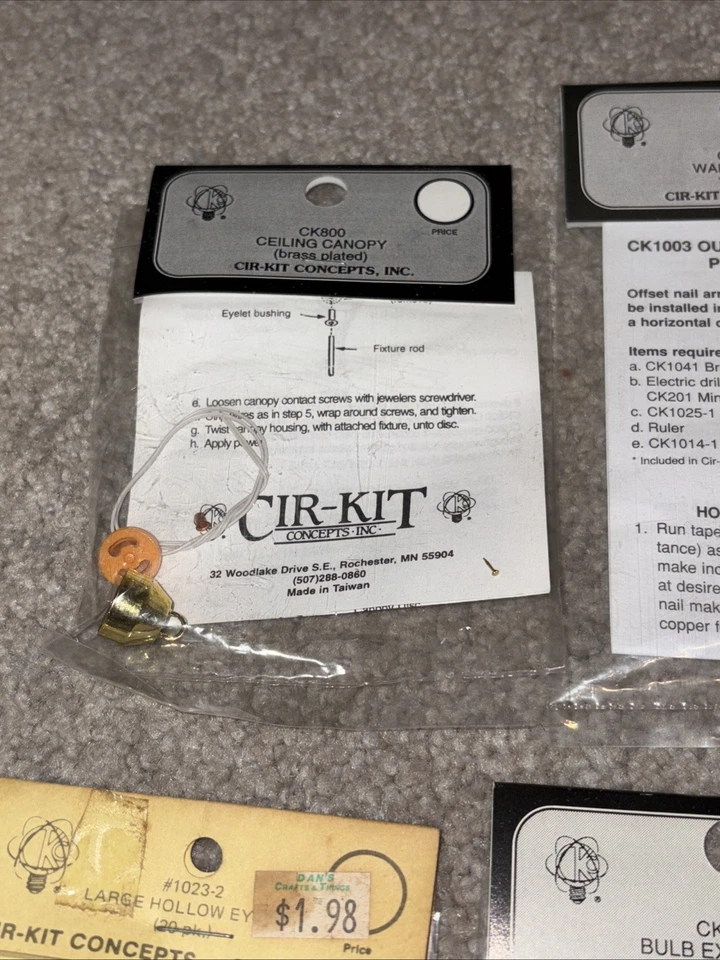 CIR-KIT CABLEADO CASA DE MUÑECAS CK800 CK1003 CK1051 CK1023-2 CK1000 linterna ornamentada Foto 2 de 4