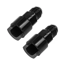 2 PCS 6AN Male to 3/8" & 5/16" Female EFI, Aluminium Quick Connect AN6-3/8