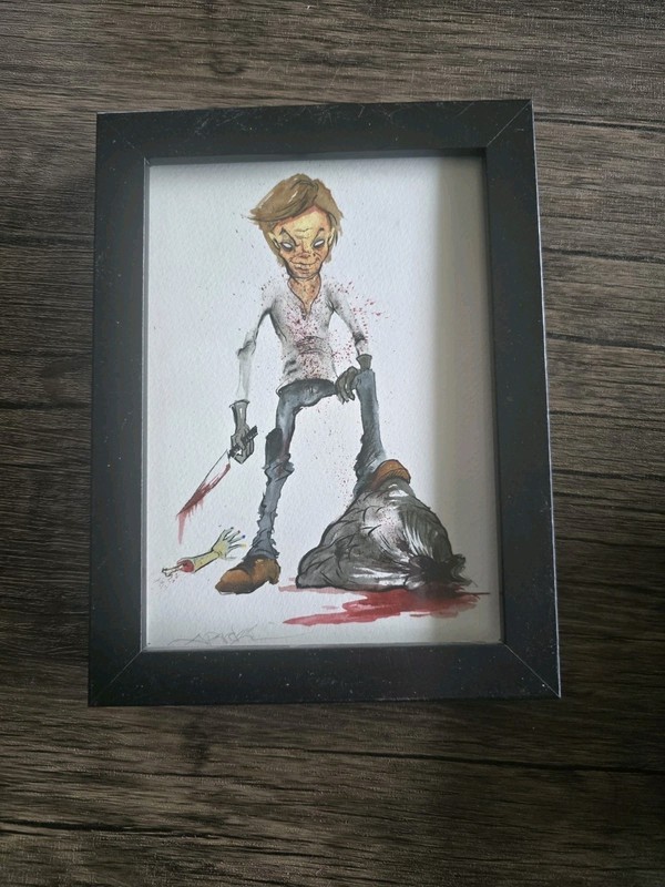 Alex Pardee Signed 5x7 Art Print. Dexter. Horror. Doppelgangers.
