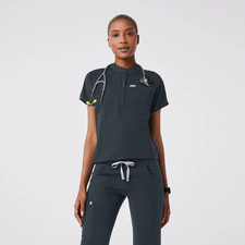 Figs Montex Scrub Top Dark Harbor --Select Size--