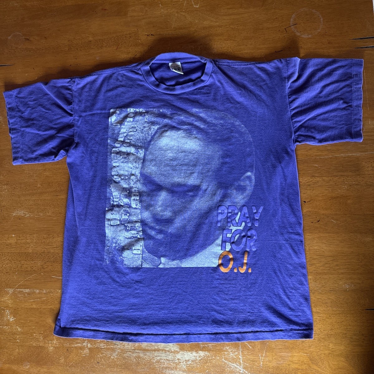 Vintage O.J. Simpson Car Chase T-Shirt XXL Ultra Rare Collectible