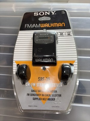 SONY WALKMAN SRF39 AM FM Stereo Portable Radio BRAND NEW In SEALED Package