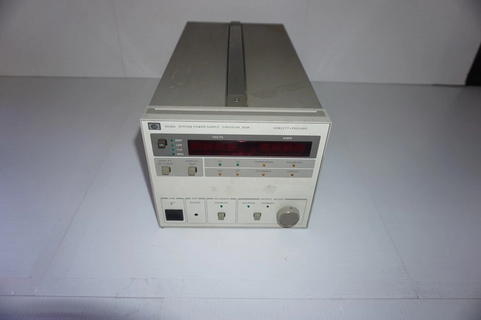 HEWLETT PACKARD 6038A SYSTEM POWER SUPPLY 0-60V/0-10A 200W (HLP66) - Image 2 of 4