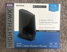 NETGEAR Nighthawk CAX30 AX2700 Wifi Modem Router Cable Gateway DOCSIS 3.1