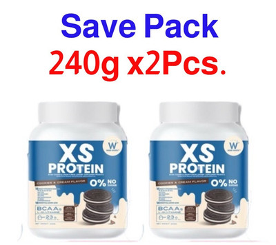 2x XS Protein Cookie Flavor Supplement Control Hunger good shape 240g