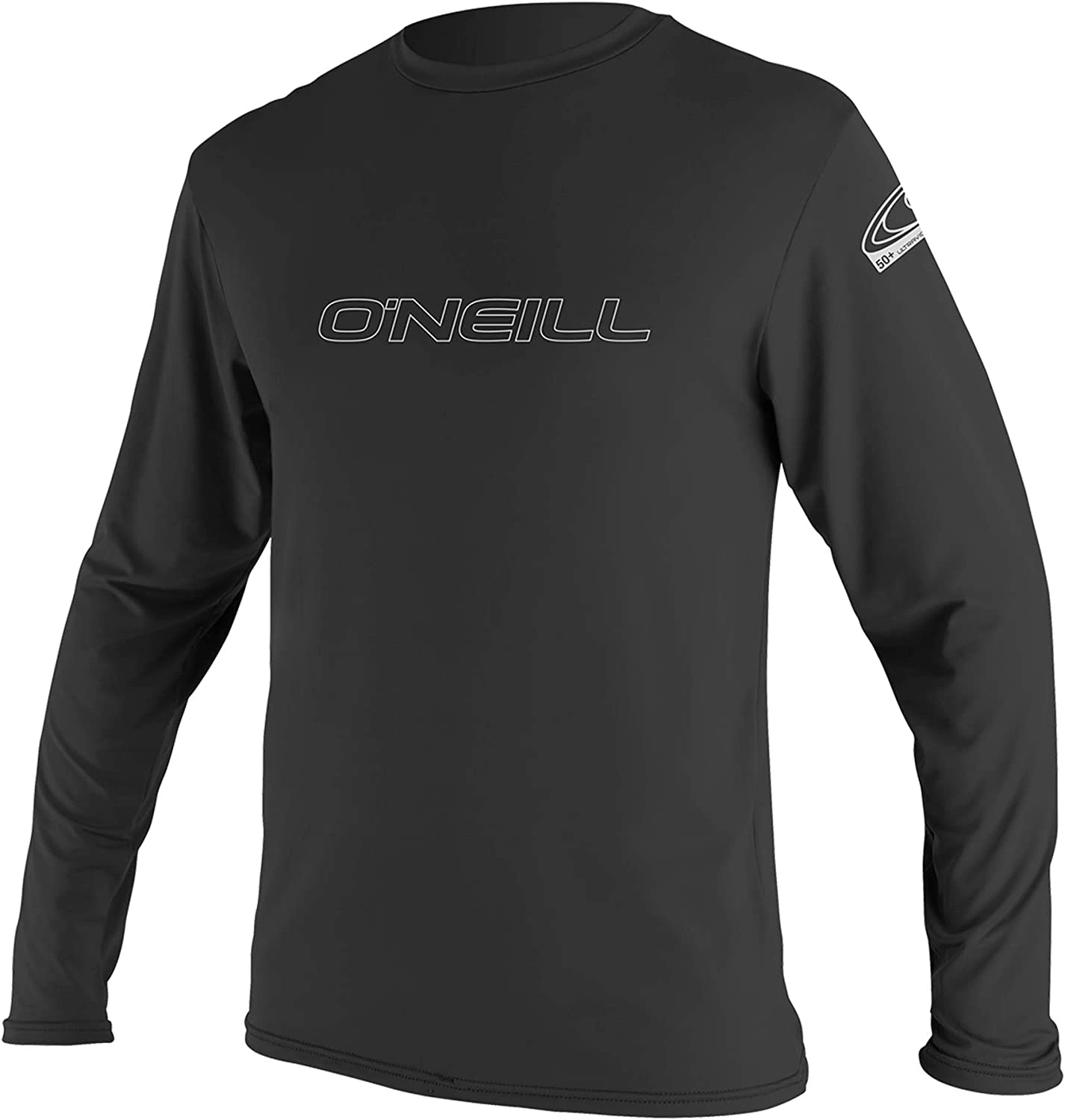 Basic Skins L/S Rash Tee Black 2XL (6'0"-6'2", 210-230 Lbs)