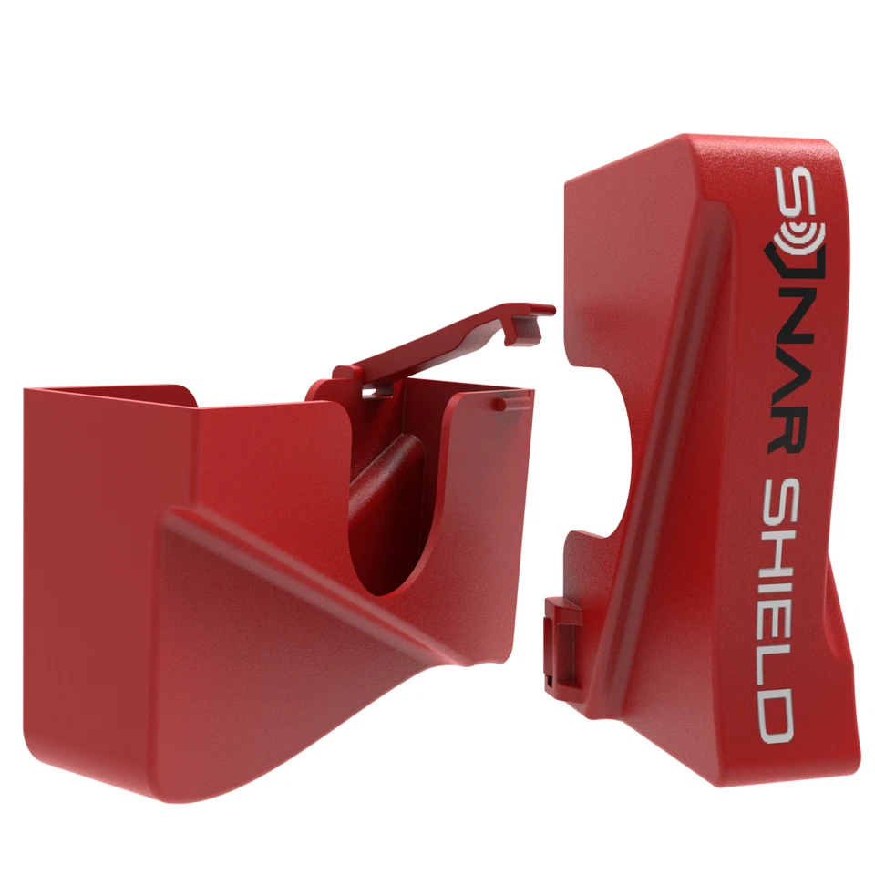 Lowrance Active Target Transducer Cover by Sonar Shield (Red) - Image 1 of 4