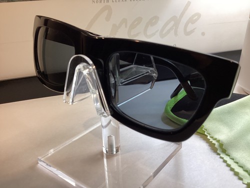 Sunbuddies Black Sunglasses Greta Black Frame and Lens - Picture 2 of 4
