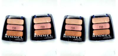 4 Rimmel Colour Rush TRIO EYE SHADOW 730 Spices 0.14 oz Each (709)