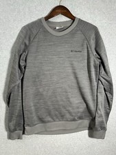 Columbia Sweatshirt Women Small Gray Pullover Polyester/Elastane