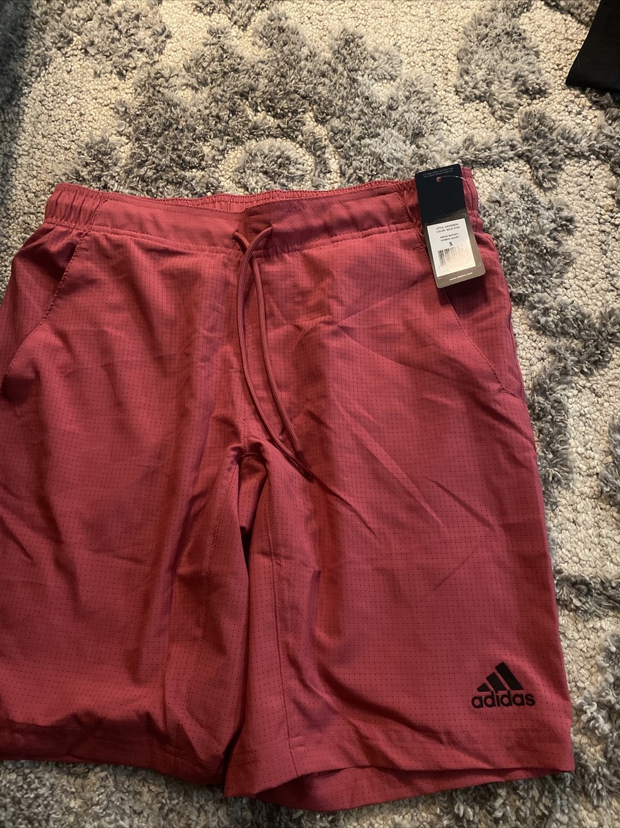 adidas golf shorts red