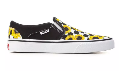 Women's Size 7 Vans Asher Sunflower 