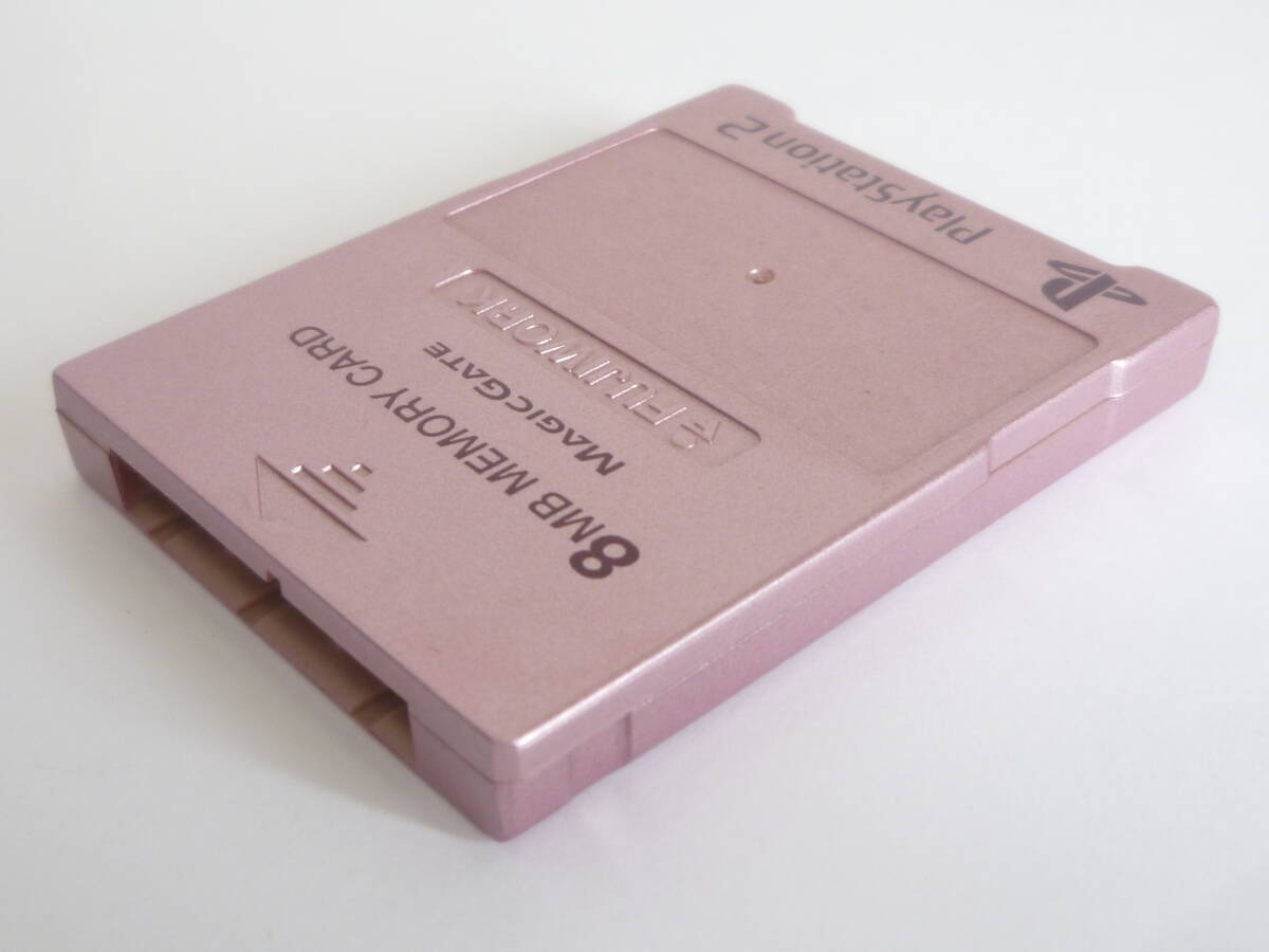 USED Memory Card Only SONY PlayStation 2 PS2 FUJIWORK Pink