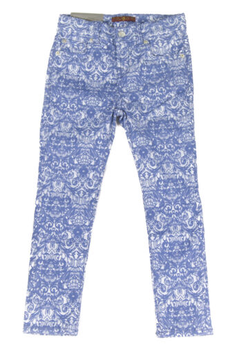 7 for All Mankind Girls Moroccan Jacquard Skinny Legging Jeans 7FFXG2161 $79 NEW - Picture 1 of 2