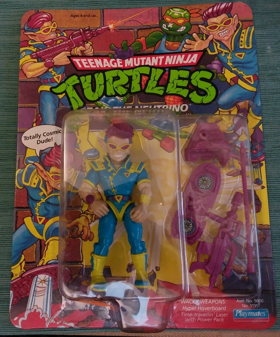 Playmates Teenage Mutant Ninja Turtles 1991 Zak le Neutrino Action Figure Playmates Teenage Mutant Ninja Turtles 1991 Zak le Neutrino Action Figure