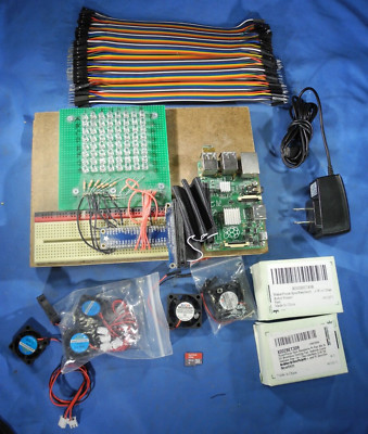 BIG LOT Raspberry Pi 1 Model B  V1.2 / 32GB SD Card / FANS & MORE!!