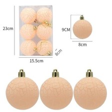 6X Christmas Tree Balls Baubles Xmas Tree Hanging Ornament Home Party Decoration