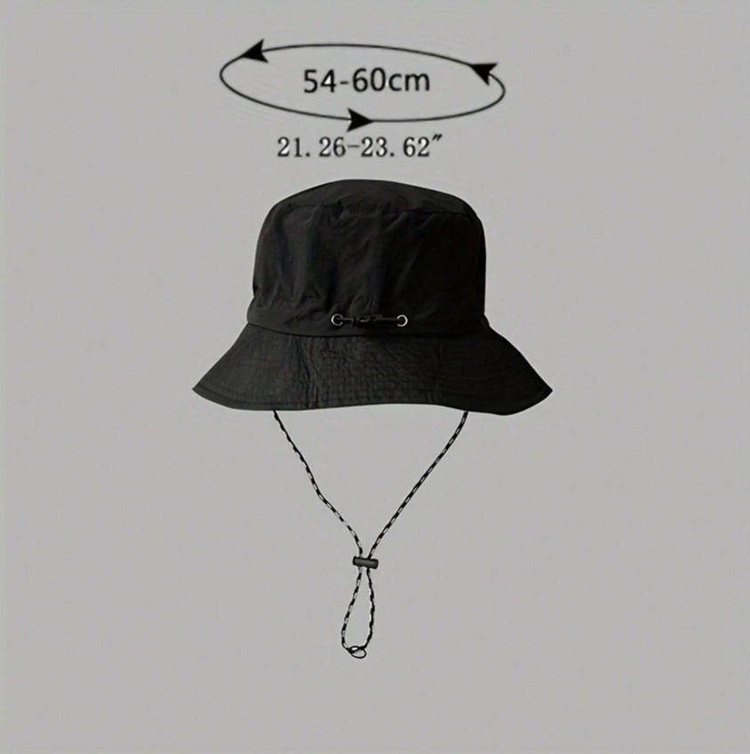 1pc Waterproof Quick-Dry Bucket Hat for Outdoor Activities, Hiking, and Camping