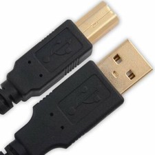 15FT USB Cable for HP OfficeJet 5255 Wireless All-in-One Printer