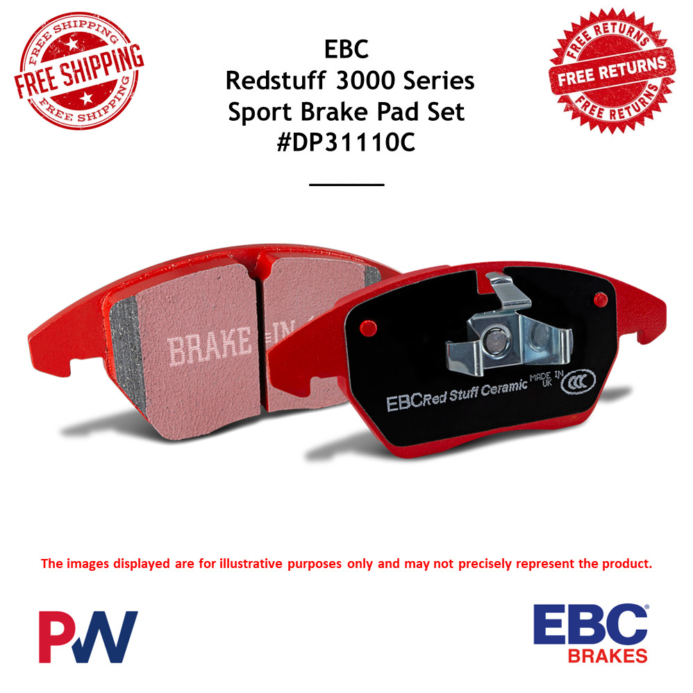 EBC Redstuff Ceramic Low Dust Brake Pads For 1999-03 Aston Martin DB87 #DP31110C