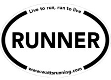 WattsRunning "Runner" Decal