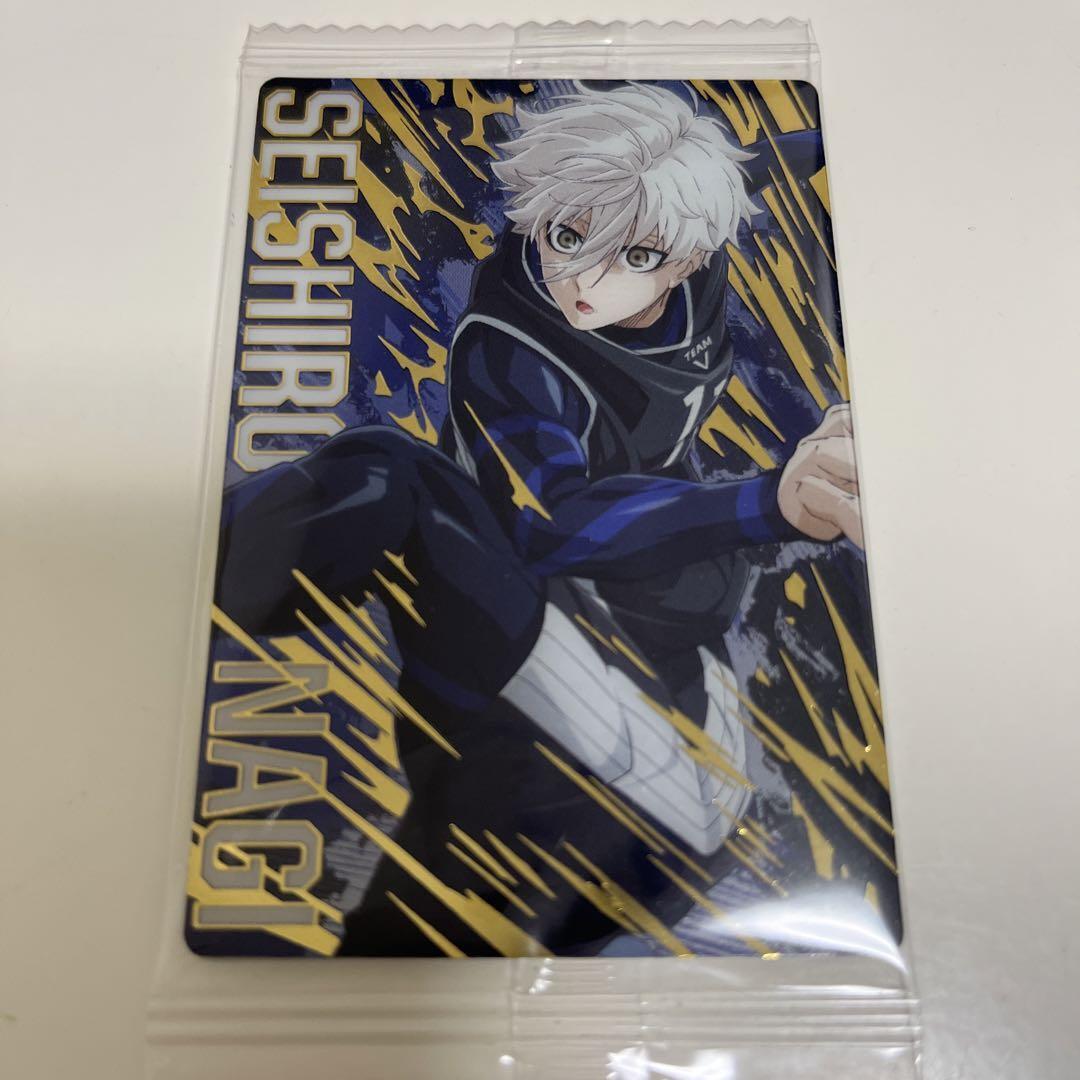 Blue Rock Seisiro Nagi Wafer Card   BANDAI New Football Anime  Japan | eBay