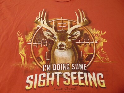 Lost Creek Outfitters I'm Doing Some Sight Seeing T-Shirt Size 2xl? Destroyed