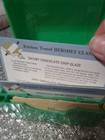 Vtg Bright Green Plastic Card Recipe Box With Memo Sheets & Pencil Hershey Recip — photo 5