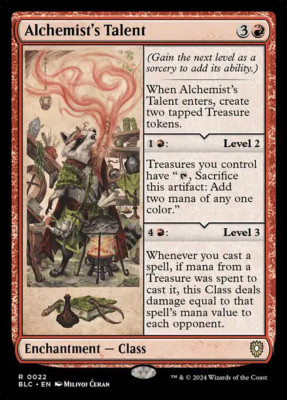 Alchemists Talent - Commander Bloomburrow BLC 22 - EN NM - Magic MTG