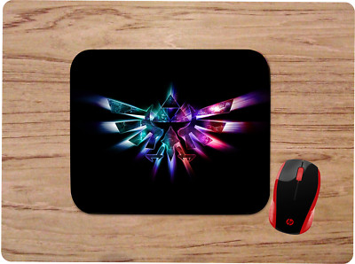 LEGEND OF ZELDA MULTICOLOR TRIFORCE LOGO MOUSEPAD MOUSE PAD HOME OFFICE GIFT 