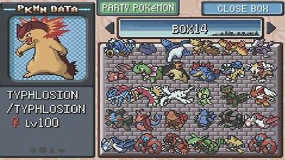 Pokemon Firered Version 386 Competitive Shiny Pokémon 