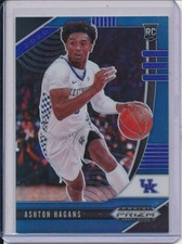 ASHTON HAGANS 2020 PRIZM DRAFT PICKS BLUE PRIZMS REFRACTOR RC /199 MINNESOTA