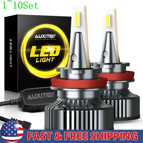 H11B LED Headlight Bulbs High Low Beam Super Bright 6500K White CANbus 1-10Set