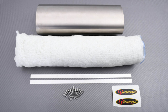 Echappement bruyant ? Enveloppe titane Akrapovic P-RK52TL35 et laine de roche pour restaurer