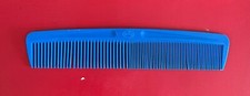 Vintage Goody Plastic Style Line Hair Comb Blue 7.75