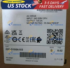 New Sealed AB Allen-Bradley 22C-D105A103 Power Flex 400 75HP AC Drive