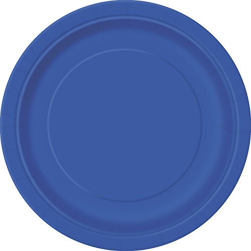 Placas para pasteles de papel azul real, 8 quilates - Imagen 1 de 1