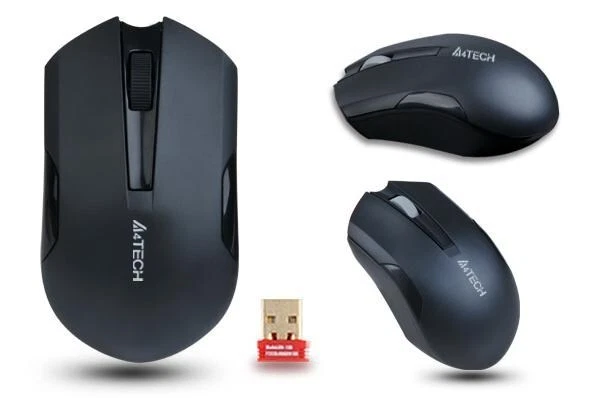 4711421902076 A4Tech G3-200N mouse Ambidextrous RF Wireless V-Track 1000 DPI A4  - Image 2 of 4