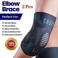 Elbow Brace Compression Support Sleeve Arthritis Tendonitis Reduce Joint Pain 2X