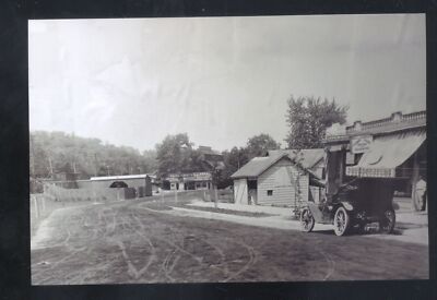 REAL PHOTO RIDGEWOOD NEW JERSEY NJ DOWNTOWN STREET SCENE POSTCARD COPY