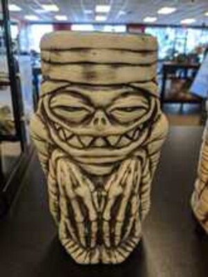 Biggs Tiki Rummy Mummy Tiki Mug Black/White