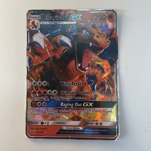 Pokémon TCG Charizard GX Burning Shadows 20/147 Holo Ultra Rare