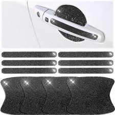 10 Pieces Bling Car Door Handle Protector Rhinestone Universal Car Handle Cover