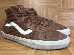 vans sk8 hi white black stripe