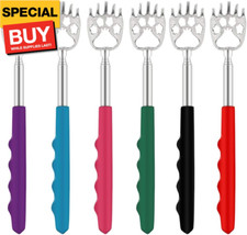 6 Pack Telescoping Back Scratcher - Bear Claw Back Scratchers - Portable Extenda