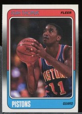 1988 Fleer Basketball #45 Isiah Thomas