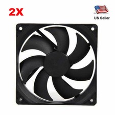 2X 120mm Computer PC 4 Pin Case Cooling Fan