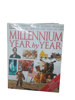 Millennium Year By Year ~ DK Publishing Hardcover & Dust Jacket